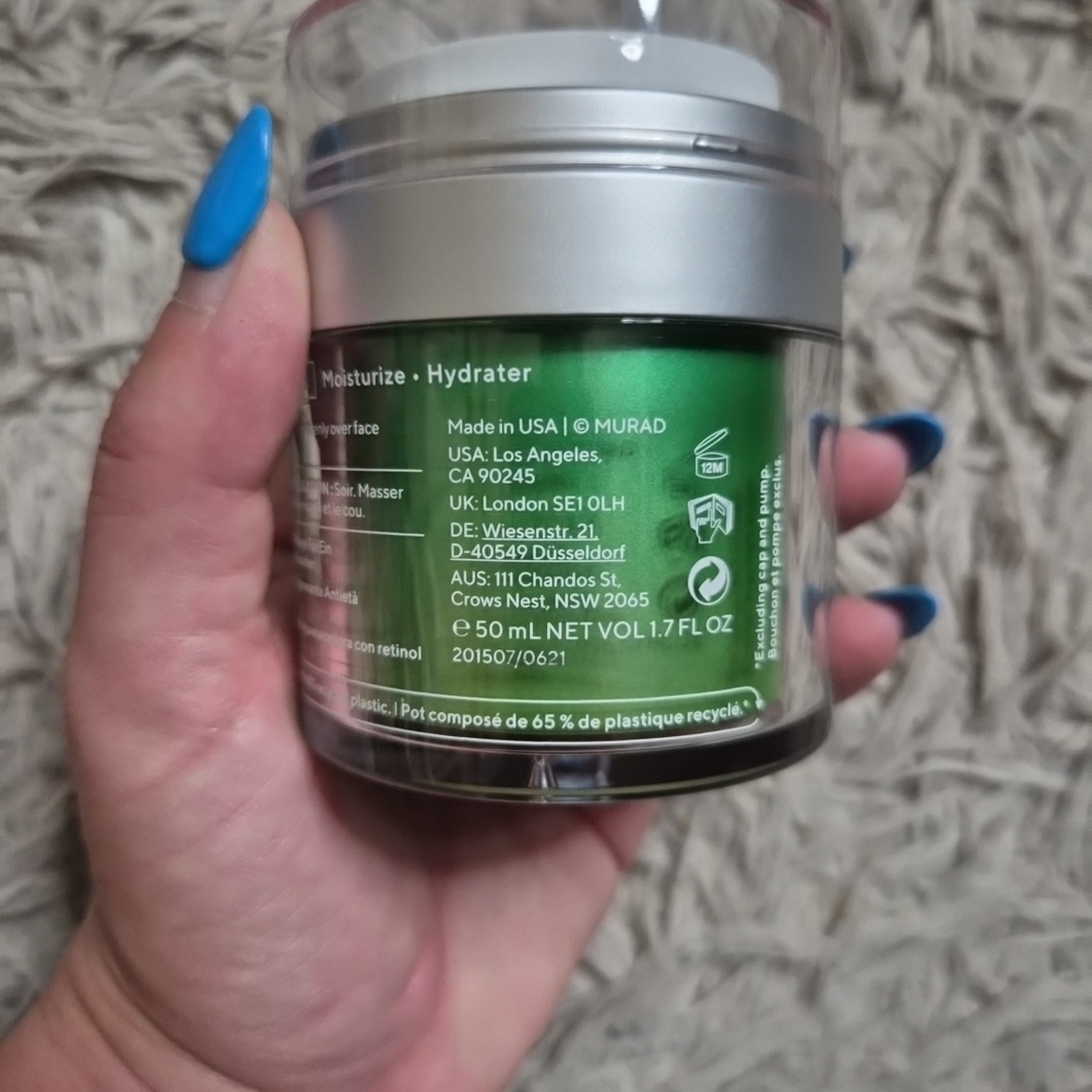 Murad Retinol Youth Renewal Night Cream 50 mL / 1.7 fl oz New NWOB MSRP $89 ✨️💫 - Picture 3 of 7